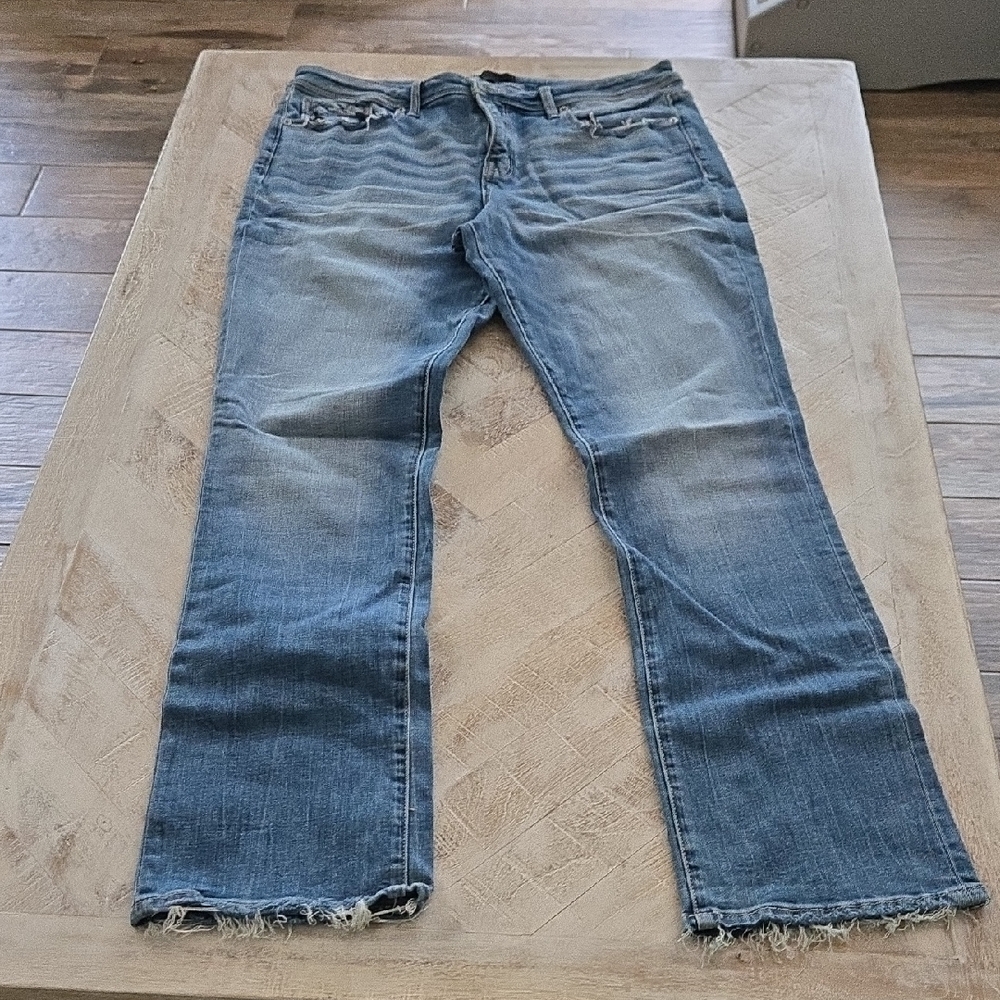 Black Faded Denim Jeans